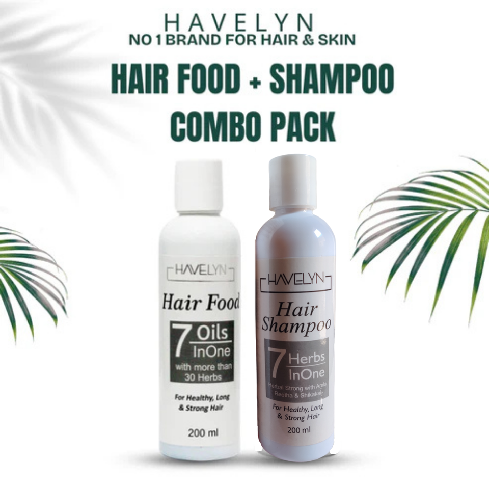 Havelyn Hair Food Oil and Hair Shampoo Bundle